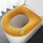 Couverture de chauffe-siège de toilette amovible Fermeture à glissière lavable Type ODM