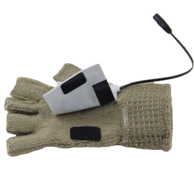 Des gants chauffants électriques en laine tricotée chauffés à l' infrarouge pour la chaleur et le confort en hiver