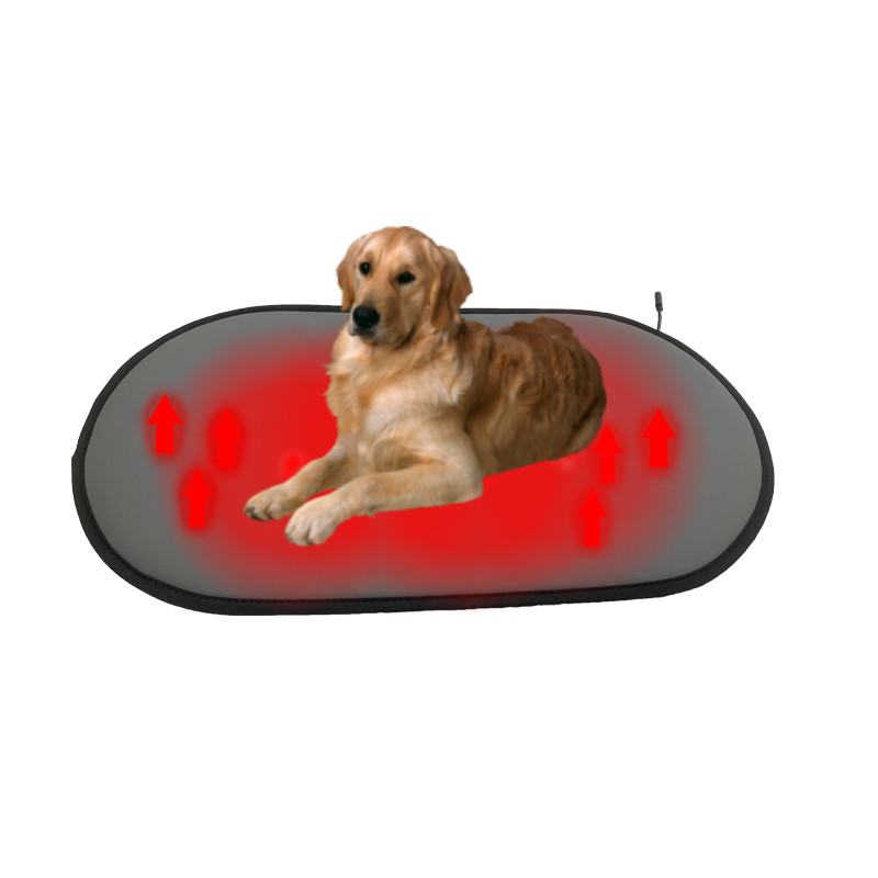 Pad électrique chauffant étanche et durable pour animaux de compagnie Port de charge de type C Parfait pour les chats et les chiens