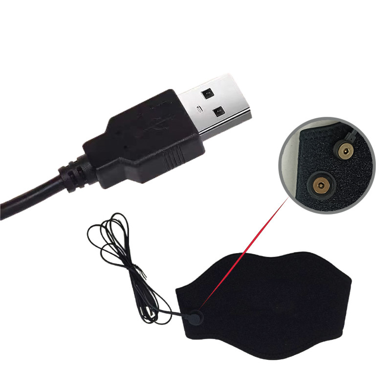 Un chauffe-cou chauffé électrique rechargeable pour le confort en déplacement