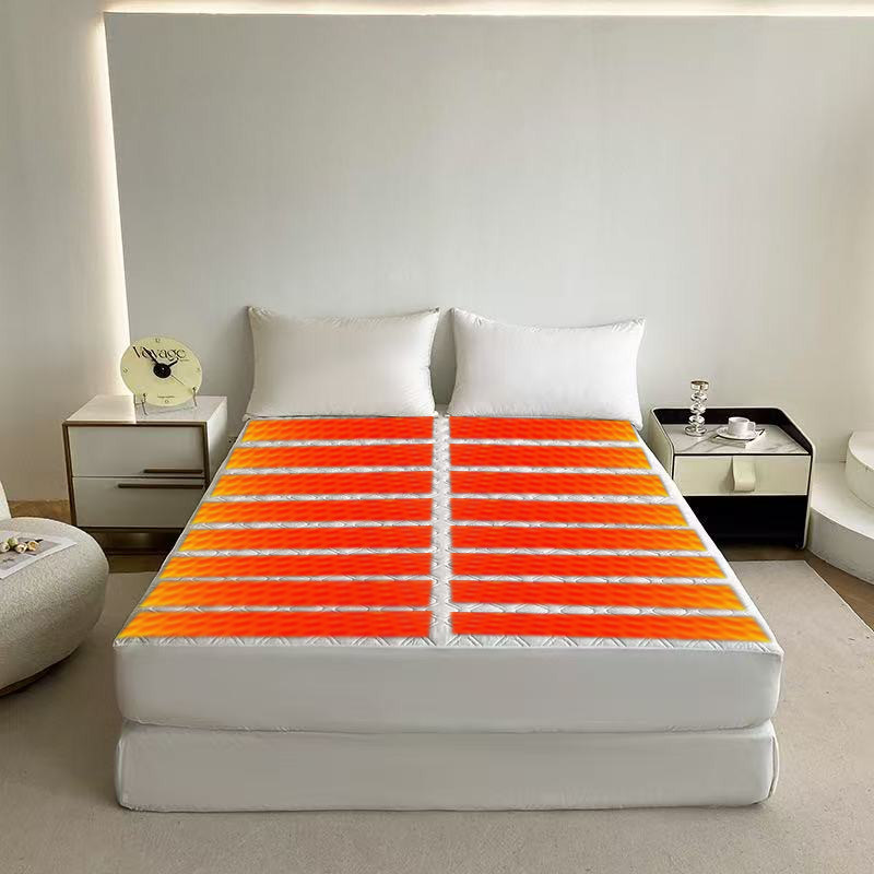 Un matelas de luxe de chauffage et de refroidissement avec réglage de la température en deux zones et fonction de chronométrage conçu pour améliorer le sommeil