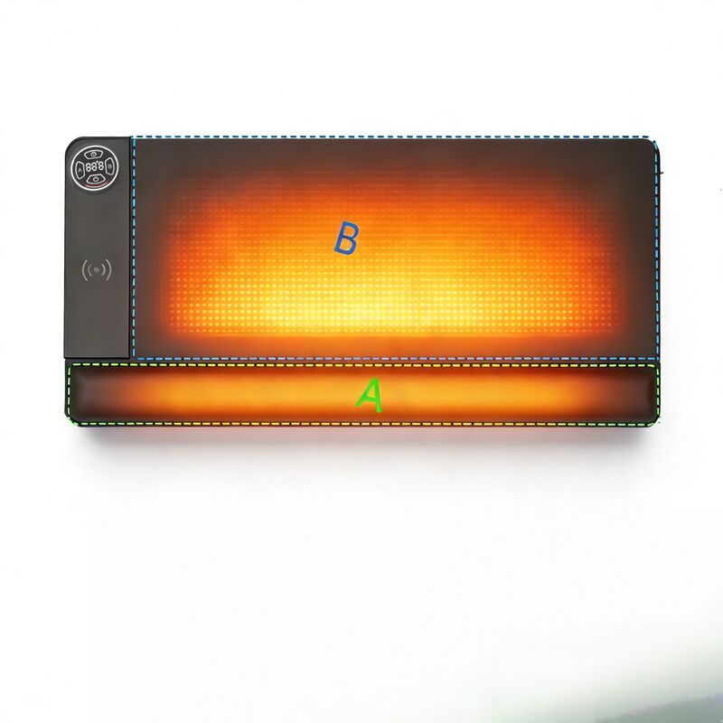 Personnaliser la protection contre la surchauffe du tapis de souris chauffant avec recharge sans fil et repose-poignet Tapis de souris chauffant intelligent