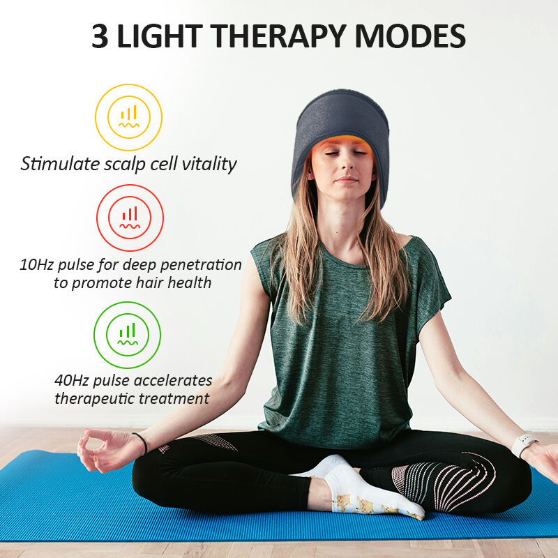 Casque de croissance capillaire 660nm à LED, luminothérapie par lumière rouge et 270 LED, lumière rouge et casque de thérapie laser