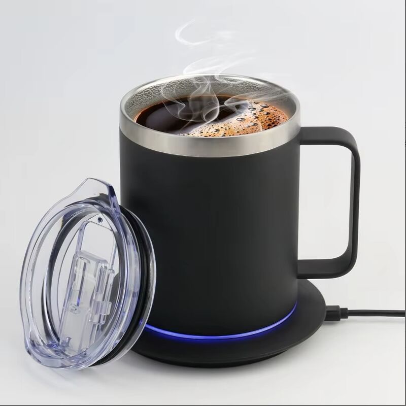 Bouteille en gros de tasse auto-chauffante portable 5000 MAh batterie 18 oz chauffe-café auto-chauffante rechargeable tasse de voyage pour bureau