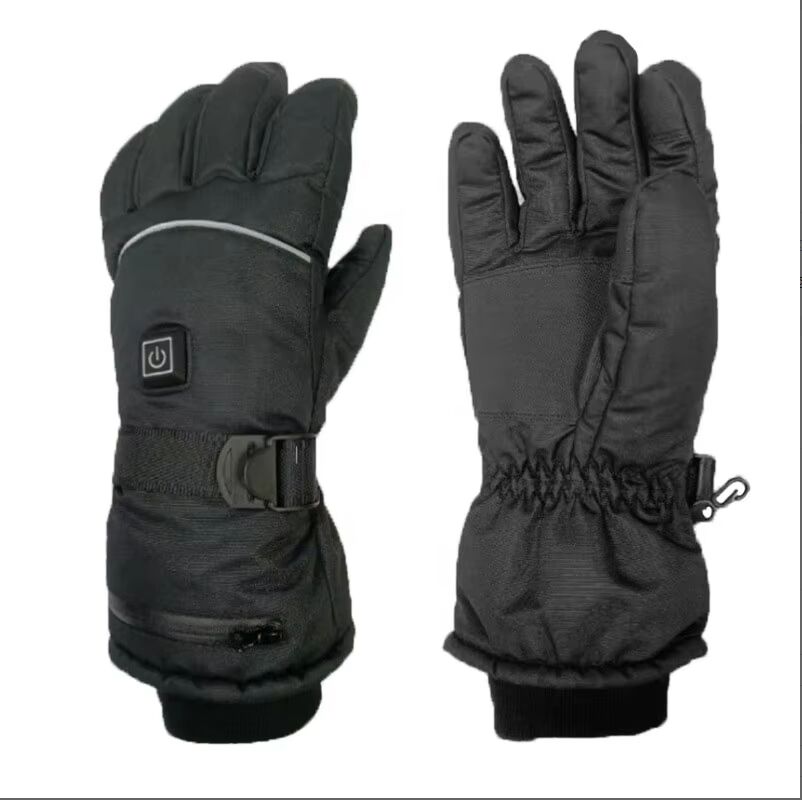 Certificat CE USB écran tactile Gants chauffants électriques bon marché Gants chauffants en cuir Gants chauffants imperméables pour le ski