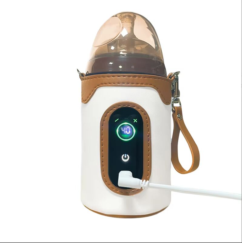 Sheerfond USB chauffe-lait portable 5V2A chauffe-bouteille bébé à basse pression avec poly/coton/EVA pour nourrissons