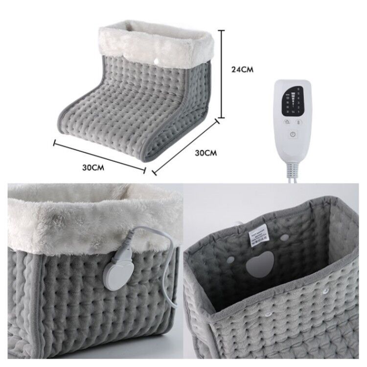 SHEERFOND Portable hiver alimenté par batterie 220V écologique Polyester réglable Thermostat Ventilation chaleur des pieds pour