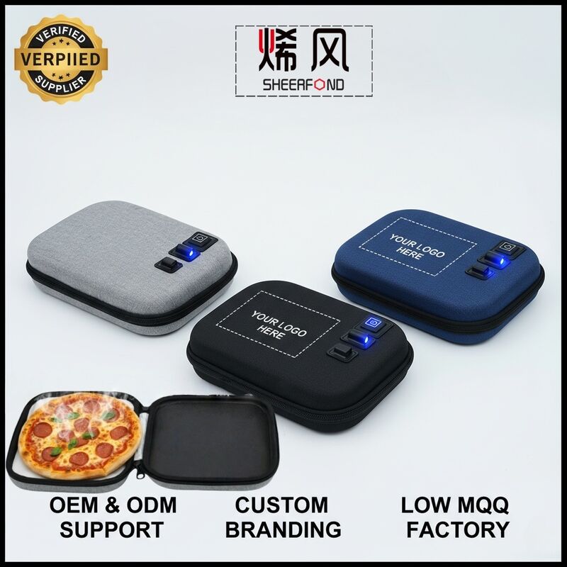 Sac chauffant alimentaire portable alimenté par USB avec tissu oxford résistant à l'eau et doublure isolante pour repas chauds en tout temps et en tout lieu
