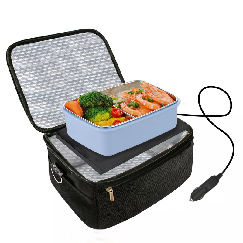 Sac chauffe-plats électrique portatif multifonctionnel taille 9.1×11.5×5.5inches