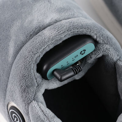 Chauffe-pieds électrique USB gris 110V avec réglages de température réglables permettant une chaleur personnalisée pour un confort maximal pendant