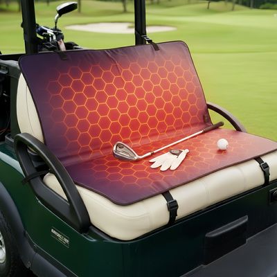 Couverture de siège chauffant 24/48V pour chariot de golf - Solution de siège chauffant premium pour golf