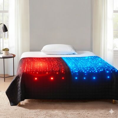 La couverture refroidie Sheerfond couverture intelligente à flux thermique pour les dormeurs chauds