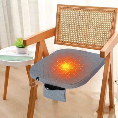 Coussin chauffé au graphène polyvalent pour femmes personnes âgées, employés de bureau et voyageurs