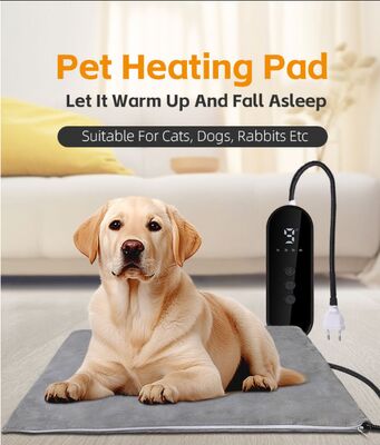 Lit chauffant pour animaux de compagnie avec améliorations de sécurité et câble d'alimentation durable Résistant à la traction à la mastication Adapté à divers scénarios pour animaux de compagnie
