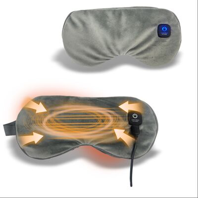 Masques pour les yeux sans fil pour soulager les yeux secs, améliorer le sommeil, coussin chauffant pour les yeux lavable pour les voyages et avec coque remplaçable