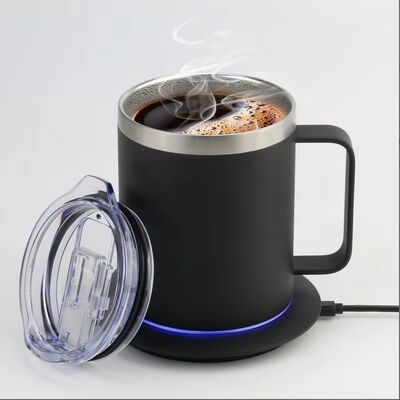 Bouteille en gros de tasse auto-chauffante portable 5000 MAh batterie 18 oz chauffe-café auto-chauffante rechargeable tasse de voyage pour bureau