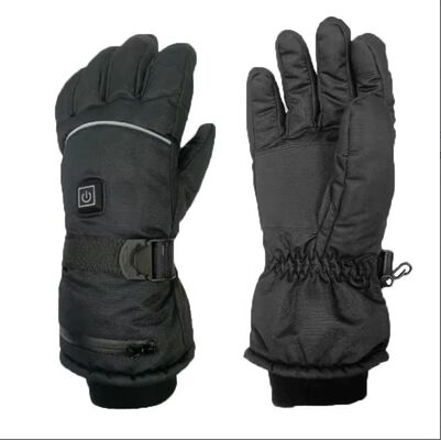 Certificat CE USB écran tactile Gants chauffants électriques bon marché Gants chauffants en cuir Gants chauffants imperméables pour le ski