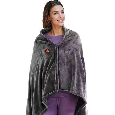 Couverture électrique multifonctionnelle pour l'hiver, portable, couverture thermique infrarouge au graphène, avec écran numérique